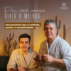 Presente para Dia dos Pais - Massagem no Sommos Spa